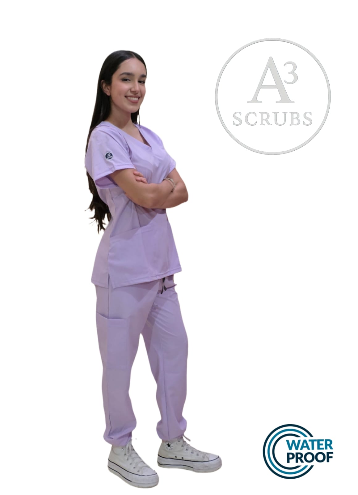 Pijama Quirúrgica Mujer Color Lavanda